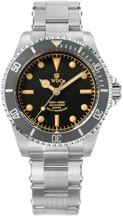 watchdives WD5513P vintage sub dyk herrklocka, PT5000 PT5004 automatiska mekaniska lyxiga dykklockor, 40,7 mm välvd safir kristall armbandsur, 20 bar vattentät dykarklocka