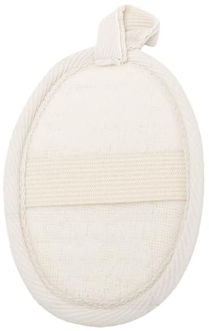 ZJchao Luffa-svamp Honungskakestruktur Känslig Hud Bad (Beige)