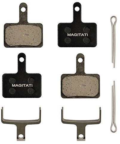 2 Paar Harz Fahrrad Scheibenbremsbeläge für TRP Tektro Shimano Deore Br-M575 M525 M515 T615 T675 M505 M495 M486 M485 M475 M465 M447 M446 M445 M416 M416 M416 415 mm. 395 M375 M315 M355 C601 C501 ..