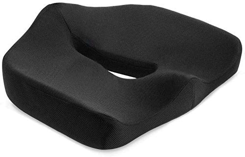 Taylor & Brown Memory Foam Orthopedic Seat Cushion for Relieving Back, Sciatica,Tailbone Pain,Suitable for Office Chairs, Kitchen Chairs, Couches, Car Seats
