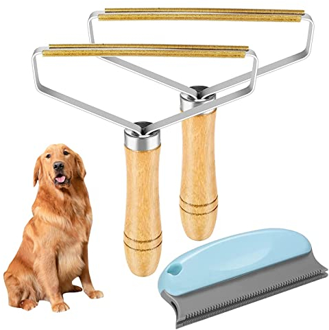 Fusselroller, Fusselentferner, Fuzz 3 Stück klebriges Zeug, Tierhaare Fusselmax Fusselbürste Katzenhaarentferner Hundehaare entfernen Fabric Shaver für Teppich Kleidung Tierhaar