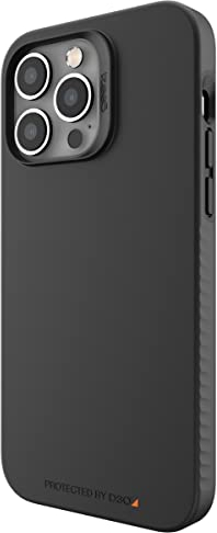 ZAGG Gear 4 Rio Snap D30 Protective Case Compatible with iPhone 14 Pro Max, Shockproof, MagSafe Compatible, Magnetic, Wireless Charging, 5G, (Black)