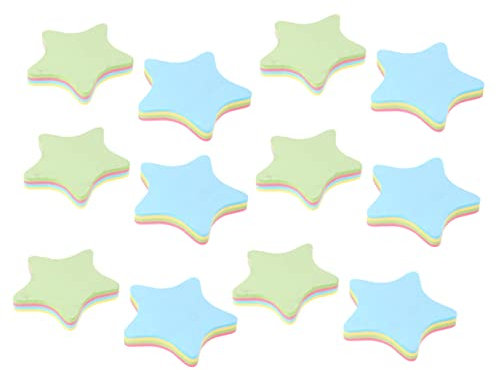 Operitacx 1200pezzi Quaderno Pentagrammato Blocchi Note Autoadesivo Foglietti Adesivi Righe Materiale Scolastico Adatto Ufficio e Casa