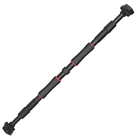 Samnuerly Klimmzugstangen Türrahmen Reckstange Verstellbare Innenstange Wandmontierte Oberkörperkrafttrainingsstange 70-120cm (90)