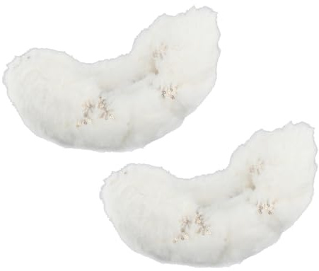 harayaa Ice Skate Blade Covers, Skating Cover, Water Absorbing, Skate Covers, Ice Skate Blade Protector for Hockey Skates, White