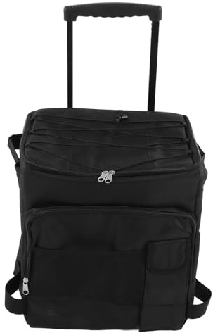 Rollender Kühlerer, 43L Isoliertasche Picknicktaschen, Wasserdichte Isolierte Kühltasche mit Griff und Doppelter Reißverschluss Kühlerbeutel Tragbarer Campingkühler Rollkühler für Außenkühler Picknick
