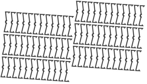 BUGUUYO 2sets Pegboard Haken Zubehör Kunststoff Schlösser Ihre Projekte 100 Stücke * 2