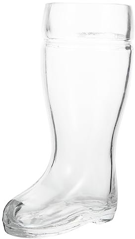 Ciieeo Verre à Cocktail en Forme de Bottes Verre à Bière 580 Ml Artisanat Raffiné Facile à Nettoyer