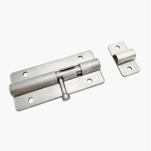 XK1004 Furniture Door Bolts 3.5 Inch Stainless Steel Locks Sliding Door Chain Latch for Gate Security Hardware 1Pcs(90MM)