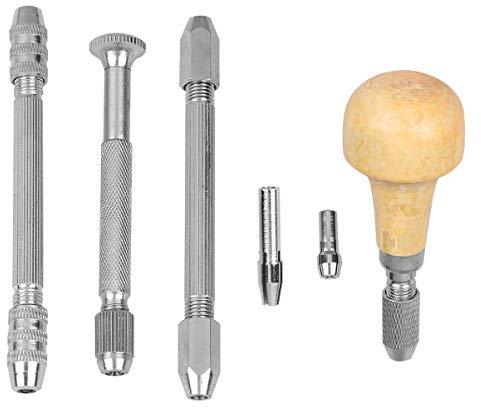 DOITOOL 4piezas Taladros Dos Cabezales Herramientas Perforación Hogar Acero Aleado Madera Compactos Almacenamiento Plástico Cuentas Madera