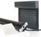 Kit tapparelle elettriche cablate regolabili in alluminio, montaggio facile, per finestre, altezza 155 cm x larghezza 120 cm