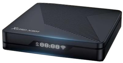 GREVA 8K TV Box Android 14.0, 2025 Nuovo Android Box 2G RAM 16G ROM Chipset S905X5M Supporto Dolby Vision WiFi6 HDR10 BT5.0 HDMI 2.1 10/100M Ethernet LAN 3D HD Smart TV Box Black