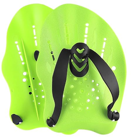 Palmes de Natation | Palmes d'Entraînement Puissantes pour Renforcement Musculaire avec Sangles Réglables,Accessoires Portables pour Nageurs Hommes Femmes Bassin