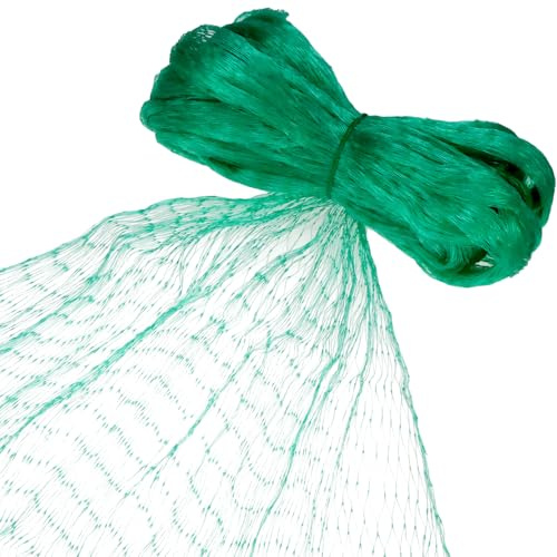 QWORK® Filet Anti-Oiseaux 4 x 10 m, Filet fraisier Nylon découpable, Filet de Plante, pour Jardin, étang, Balcon