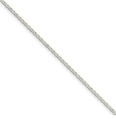 Sterling Silver 2Mm Fancy Anchor Pendant Chain (Length=8) (Width=2)