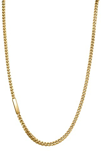 Brosway Herrhalsband i stål, herrhalsband inkkollektion - BIK09, 470mm, Rostfritt stål, Ingen ädelsten