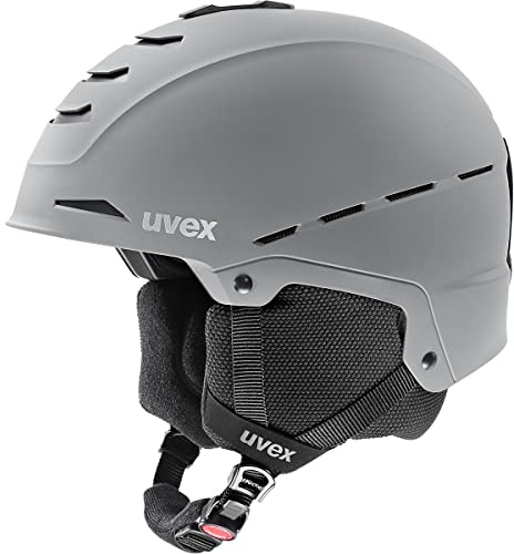uvex Legend 2,0 - Casque de Ski pour Hommes et Femmes - Réglage de la Taille Individuel - Ventilation Optimisée - Rhino Matt - 55-59 cm