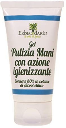 Gel Pulizia Mani Con Azione Igienizzante Naturale Erbecedario, Contiene 80% In Volume Di Alcool Etilico, 1 Tubo Da 50ml