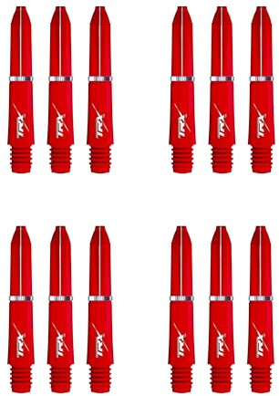 RED DRAGON TRX Extra Short Red Stems - 4 Sets per Pack (12 Stems in total)