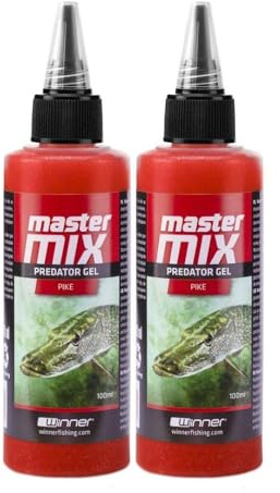 Tandem Baits Attractant Gel pour Appâts De Pêche Poissons Prédateurs Master Mix Predator Gel 100 ML Set De 2 Perche