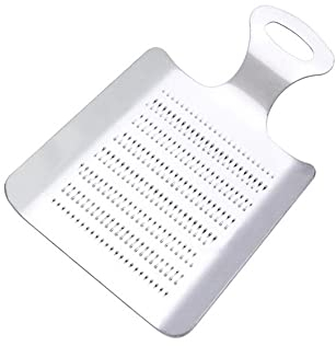 UsmAsk Rallador de ajo y Jengibre, triturador de Wasabi, Prensa de ajo, Dispositivo pelador de ajo, picadora, Herramientas de Corte de Cocina de Acero Inoxidable