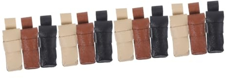 Abaodam 12stücke Mundharmonika Schutzhüllen Aufbewahrungstaschen Für Harmonikas Praktische Und Stilvolle Harmonica Sleeves Braun Schwarz Und Beige