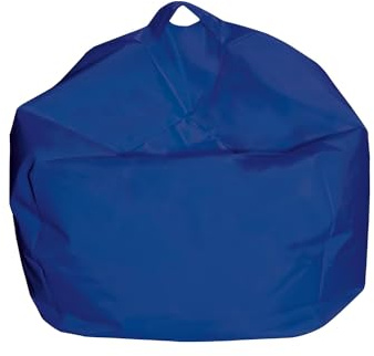 Avilia Moderner und vielseitiger Sitzsack – Sitzsack für drinnen und draußen, weicher und bequemer Sitz zum Entspannen, ideal für Wohnzimmer, Schlafzimmer und Garten, 65 x 62 cm, Blau