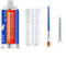 Kit di riparazione per canna da pesca, 50 ml, colla epossidica per aste in metallo, trasparente e (trasparente)
