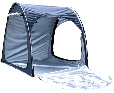 Abri de rangement étanche pour 2/3/4/5 vélos, abri de moto d'extérieur design épissable, noir