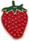VALICLUD Broche Forme De Fraise Dessin Animé Accessoire Polyvalent Pour Vêtements Et Sacs Design Mignon Et Léger Pour Les Femmes Et Les Filles, 2.50X1.50X1.50CM, Métal, métal.
