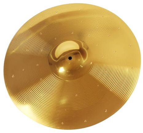 VICASKY Robustes Jazz Schlagzeug Becken Aus Messinglegierung Rostbeständig Leicht Und Einfach Zu Montieren Zubehör Für Drum Kit-übungen Und Musikstile Von Rock Bis Pop Praxisorientiertes