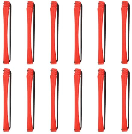 Husoiuy Niente bigodini di capelli termici, bigodino per capelli senza calore | 12x strumenti di acconciatura con elastici,Strumento di stilo senza calore portatile per donne Uso notturno a casa e
