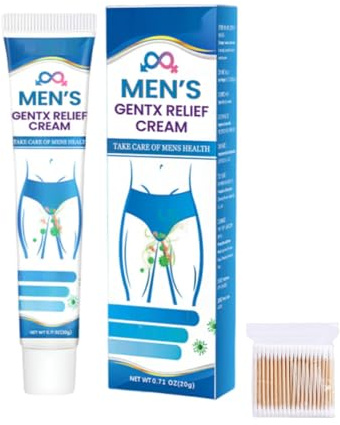 Männer GentX-Linderungssalbe, Men’s GentX Relief Cream, Hautberuhigende Pflegecreme für Männer, sanft und hautverträglich (1pcs)