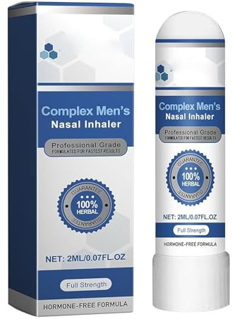 Stick inhalador nasal: sensación refrescante fría inhalador nasal | Stick de aliento portátil | Compacto por alergia, sinusal, diseño liviano, mentoles calmantes y extractos de hierbas