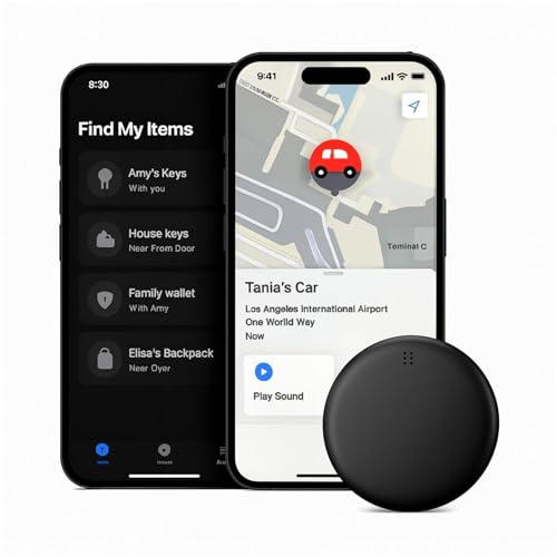 Reiteag Helix Traceur GPS GP90, Helix Traceur GPS, Traceur Helix GP90 Voiture Aimanté, Bagages Et Portefeuilles - Compatible avec L'application Find My D'apple/Android (Apple - 1 pièce)
