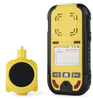 Monitor de Gas de Bomba O2 H2S CO LEL Detector de Gas LCD Digital Detector de Fugas de oxígeno Combustible