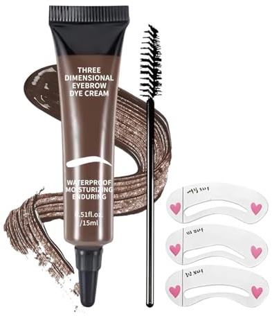 Gel fixateur pour sourcils, gel de maquillage imperméable, produit pour sourcils à tenue forte, système de tenue longue durée à application rapide, accessoire de beauté tendance avec style moderne, ou