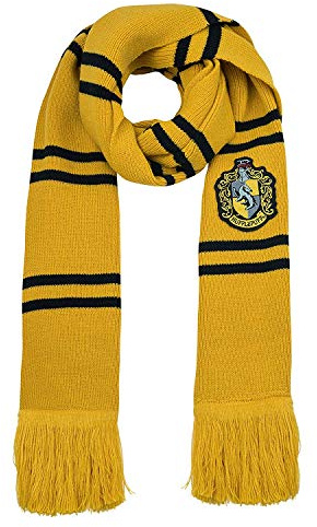 Cinereplicas Harry Potter - Lyxig Halsduk Hufflepuff - Officiellt Licensierad