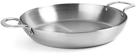 LACOR 63928 - Paellera, Hierro, 12x12 - Uso Profesional y Doméstico | En hierro robusto, para arroces y paellas de gran formato; ideal para cocina profesional y uso diario en casa, muy práctico