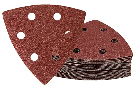 Delta-Schleifdreiecke | Korn 100 | 50-2000 Stück | Klett Schleifpapier für Deltaschleifer | 93 x 93 x 93 mm (1000)