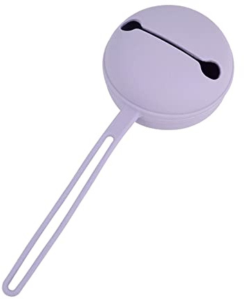 Baby Schnulleretui, Schnulleretui, Reise-Schnullerbox, transparente Schnullerbox, Schnullerhalter für Kinder (klein, lila)