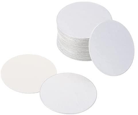 PATIKIL 28mm/1.1 Aluminium-Folie Cap Liner, 150 Pack resistent Tamper Induktion Heat Sealer Abdichtung Liner für PE Kunststoff-Flasche Glas Deckel