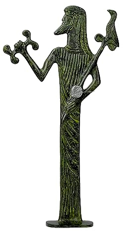 Zeus Jupiter König der Götter & Himmel Echte Bronze Metall Kunst Flache Statue Skulptur …