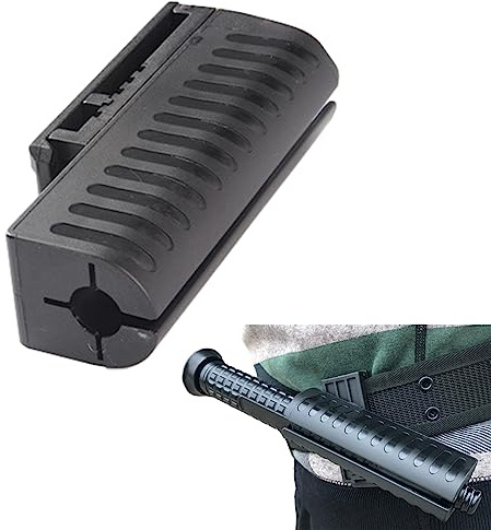 homfanseec Universeller Taktstockhalter, Taktstock-Holster für den Einsatzgürtel, Taktstocktasche mit 360 Grad drehbarem Gürtel, passend für 40,6 cm - 53,3 cm - 66 cm Teleskop-Taktstocktasche,