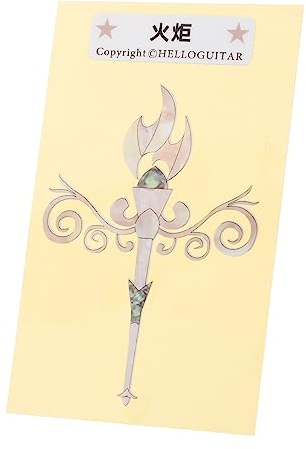 ibasenice Adesivi Intarsio Paletta Chitarra Decorativi Personalizzati Facili Da Applicare e Rimuovere Decalcomanie Per Chitarra Elettrica Design Unico Per Valorizzare e Proteggere La Tua