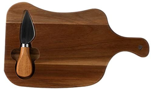 SOBOUR Espacioso Tablas de para Embutidos, Utensilios, Tablas para Queso, Tablas para Queso, Tablas para Embutidos con Mango, Tabla para Cortar Queso y Juego de Cuchillos Multifunción