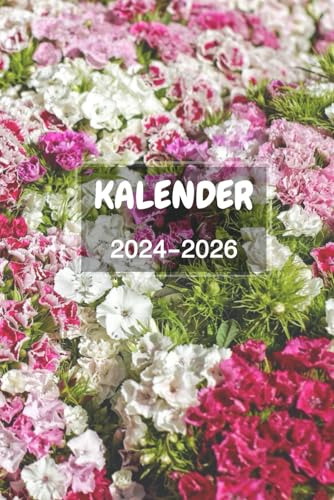 Kalender 2024-2026: Monatsplaner 2024-2026 Monatskalender – 3-Jahres-Monatsplaner 2024–2026, 36 Monatsplaner von Januar 2024 bis Dezember 2026, 15,224 x 22,86 cm, Kalenderplaner 2024–2026
