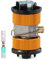 Rundago Gaskartuschen Adapter Gas Nachfülladapter Gas Canister Refill Adapter, Gasflaschen-Nachfülladapter, Multifunktions-Campingkanister-Entlüftungsventil