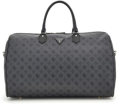 GUESS Wilder Weekender Duffel Bag Black Logo