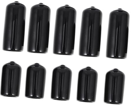 ADOCARN 10stücke Snooker Queue Kopf Abdeckungen Gummi Stoßfest Für Billardqueue-Spitzen Pool Queue Buchten Protector